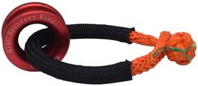 img 1 attached to QIQU Recovery Ring Kits for ATV UTV SUV Truck | Soft Shackle Compatible (5T, Red)