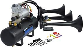 img 2 attached to HornBlasters Outlaw Black 228CX Train Horn Kit: Unleash the Power of the Outlaw!