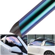 🦎 atmomo purple chameleon car window tint film - sun shade & reflective glass film logo