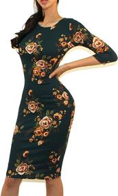 img 3 attached to Vivicastle Womens Classic Bodycon AW23 Women's Clothing: Timeless Fashion for Modern Women