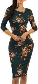 img 4 attached to Vivicastle Womens Classic Bodycon AW23 Women's Clothing: Timeless Fashion for Modern Women