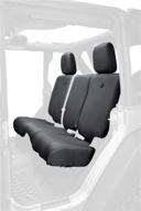 🔝 top-rated bestop 2928435 black diamond rear seat covers for jeep wrangler unlimited (2013-2018) - premium fit for factory rear seats logo