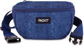 img 3 attached to 🧊 Stay Cool on the Go with PackIt Freezable 3-in-1 Waistpack, Navy Heather