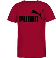 👕 puma рубашка с графическим рисунком для мальчиков: высокотехнологичная одежда для активного образа жизни для мальчиков логотип