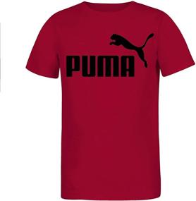 img 2 attached to 👕 PUMA Рубашка с графическим рисунком для мальчиков: высокотехнологичная одежда для активного образа жизни для мальчиков