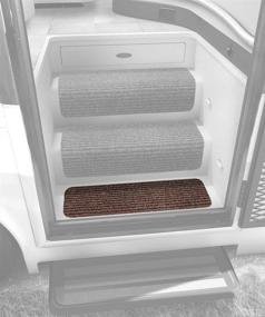 img 3 attached to Prest-O-Fit 5-0091 Decorian Step Huggers - RV Landings, Sierra Brown, 6" x 23.5