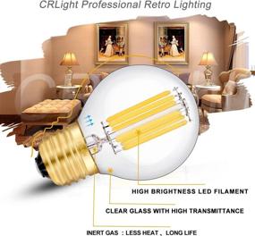 img 3 attached to 🔆 CRLight Dimmable Filament Bulbs: An Effective Replacement with Equivalent Degrees of Brightness