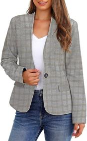 img 2 attached to 👚 GRAPENT Women's Lightweight Business Pockets Sleeves Clothing, Suiting & Blazers