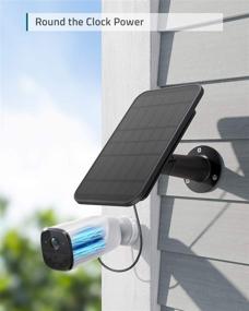 img 3 attached to 🌞 eufy security Certified eufyCam Solar Panel: Uninterrupted Power Supply for eufyCam with Weatherproof 2.6W Solar Panel - Black