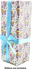 img 1 attached to 🎉 Fiesta Wrapping Paper for Birthday Gifts - Folded Flat 30 x 20 Inch - Pack of 3 Sheets