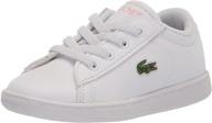 👟 lacoste carnaby sneakers: unisex toddler boys' shoes for sneakers - stylish and comfortable footwear logo