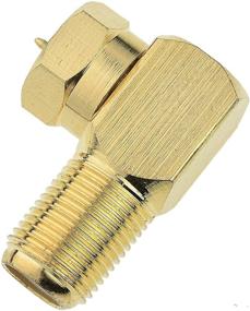 img 1 attached to 🔌 Mediabridge F-Type Right Angle Adapter - 5 Pack - Gold Plated - High-Quality 90° Female to Male Connector - Part# CONN-F81G-RA-5