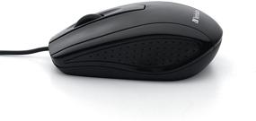 img 2 attached to 🖱️ Verbatim 98106 USB Wired Optical Mouse - Compatible with Mac & PC - Black, 1.2x2.3x3.8 inches