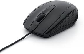 img 4 attached to 🖱️ Verbatim 98106 USB Wired Optical Mouse - Compatible with Mac & PC - Black, 1.2x2.3x3.8 inches