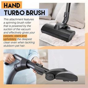 img 1 attached to 🧹 Enhance Your Cleaning Routine with Splinova Miele Turbo Head Cleaner, Hand Attachment, and Floor Tool Accessory for Carpet and Area Rugs