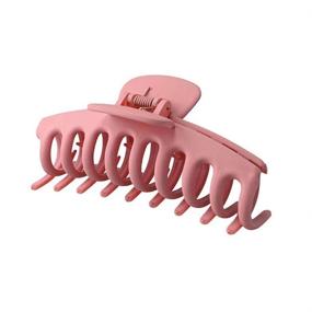 img 2 attached to 👧 4-Pack of Big Hair Clips and Claw Clips for Women & Girls - Strong Hold Hair Accessories for Thick Long Hair