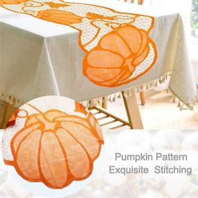 img 1 attached to 🎃 Enhance Your Thanksgiving Atmosphere with Pumpkin Seasonal Fireplace Decorations and Food Service Supplies