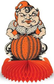 img 1 attached to 🎃 Vintage Halloween Centerpieces - Beistle 4-Piece Set, 9-Inch, Multicolor