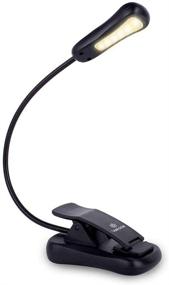 img 4 attached to 📚 Vekkia 3000K Warm LED Book Light: Easy Clip-On Rechargeable Reading Light for Bedtime with 3 Brightness Levels