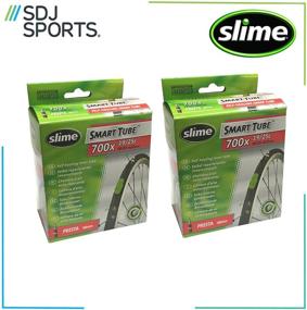 img 1 attached to 🚲 Self Healing 700c x 19-25 Presta Inner Tubes by Slime Smart Tube