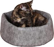 🐾 k&amp;h pet products amazin’ snuggle cup in gray, 16 x 16 inches logo