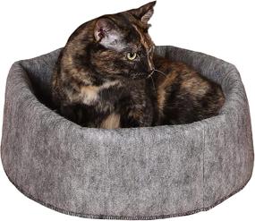 img 4 attached to 🐾 K&amp;H PET PRODUCTS Amazin’ Snuggle Cup in Gray, 16 x 16 Inches