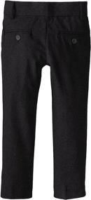img 1 attached to Isaac Mizrahi Little Solid Black Boys' Clothing for Pants