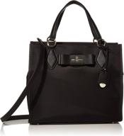 👜 karl lagerfeld paris penny mini bow tote: chic elegance in a compact size logo