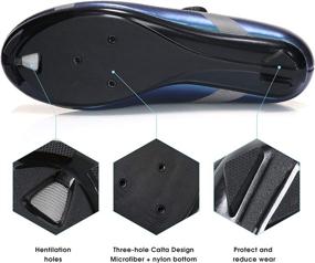 img 2 attached to Santic Unisex Cycling Shoes: Indoor Bike Shoes for Look Delta & Peleton