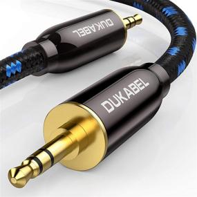 img 4 attached to 🎧 Dukabel 3.5 мм Аудиофильский кабель, мужской кабель Aux с OCC 6N медью, HiFi аудио шнур для динамика, домашнего кинотеатра, автомобиля, сабвуфера - 1.2M/4ft