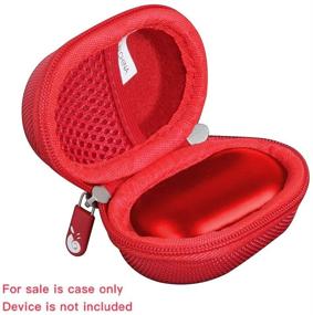 img 3 attached to Hermitshell Travel Case For Samsung Galaxy Buds/Galaxy Buds Plus Bluetooth True Wireless Earbuds (Red)