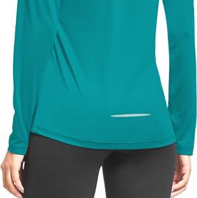 img 1 attached to 🏃 Stay Cool and Dry with BALEAF Women's Quick Dry Long Sleeve Running Shirts