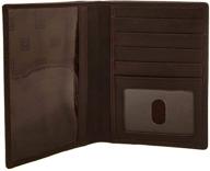 enhanced protection: rfid leather passport wallet with advanced blocking technology logo