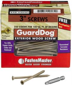 img 2 attached to 🔩 FastenMaster FMGD002 350 GuardDog Exterior 350 Pack - Надежные и долговечные крепежные изделия для наружного применения