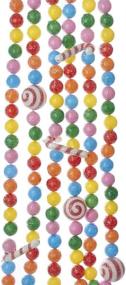 img 1 attached to 🎉 Multicolor Kurt S. Adler H2047-6FT Garland: Festive and Striking Decoration for Any Occasion