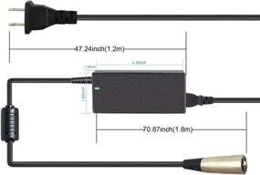 img 1 attached to 🔌 High-Quality 24V 2A Electronic Scooter Charger for Go-Go Elite Traveller, Jazzy Power Chair, Schwinn & Pride Mobility Scooters - Compatible with Ezip and Mountain Trailz