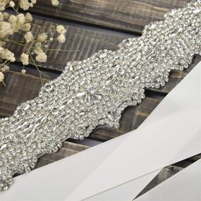 img 1 attached to 💎 Sparkling Rhinestone Crystal Bridesmaid Accessories: Enhancing Women's Style