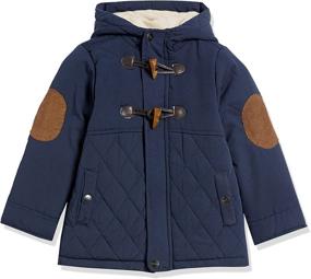 img 3 attached to 🧥 Perry Ellis Diamond Quilted Hooded Boys' Clothing: Stylish Jackets & Coats Collection