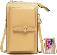 vevesmundo lightweight leather crossbody 👜 women's handbags & wallets: stylish touchscreen functionality logo