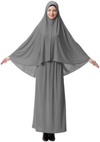 img 4 attached to XINFU Womens Muslim Comfortable Costumes Women's Clothing