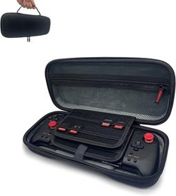 img 4 attached to 🎮 Hori Split Pad Pro Case - iofeiwak Hard Shell Case for Nintendo Switch Split Pad Pro Controller - Enhanced Storage with 20 Game Slots / Button Protection / Spacious Capacity