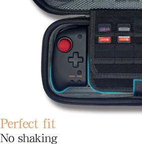 img 3 attached to 🎮 Hori Split Pad Pro Case - iofeiwak Hard Shell Case for Nintendo Switch Split Pad Pro Controller - Enhanced Storage with 20 Game Slots / Button Protection / Spacious Capacity