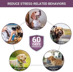 img 1 attached to 🐶 BUDOCI Natural Pheromone Dog Calming Collar - Reduce Anxiety in Pets and Enhance Relaxation