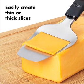 img 2 attached to OXO Good Grips Non-Stick Cheese 🧀 Slicer in Black: Perfect Size, Effortless Slicing