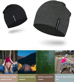 img 2 attached to 🧢 EMPIRELION 9-inch Lightweight Beanies Hats: Multifunctional Headwear for Running, Cycling, and Sleep Caps- For Men and Women