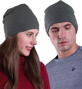 img 3 attached to 🧢 EMPIRELION 9-inch Lightweight Beanies Hats: Multifunctional Headwear for Running, Cycling, and Sleep Caps- For Men and Women