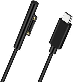 img 4 attached to ⚡ High-Quality Surface Connect to USB-C Charging Cable 15V/3A | Compatible with Microsoft Surface Pro 7/6/5/4/3, Surface Laptop 3/2/1, Surface Go, Surface Book (6FT)