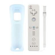 🎮 wii remote controller for nintendo wii and wii u - replacement game controller with silicone case and wrist strap (white) logo