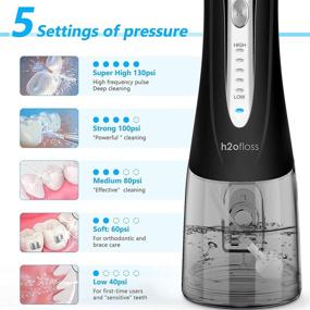 img 3 attached to H2Ofloss Cordless Rechargeable IPX7Waterproof Irrigator Oral Care