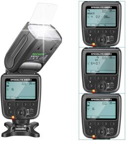 img 2 attached to 📸 Neewer NW561 Flash Speedlite Kit (2 Packs) for Canon, Nikon, Panasonic, Olympus, Pentax, Fujifilm, and Sony Mi Hot Shoe Cameras with 2.4G Wireless Trigger